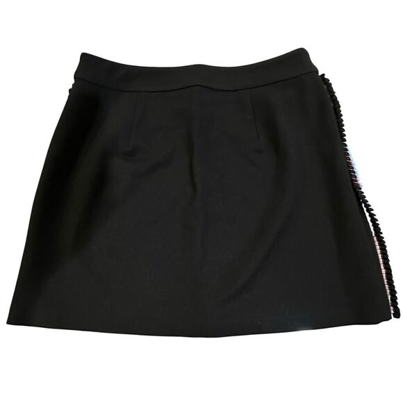 NWOT Juicy Couture Black Label SZ 4 Ponte Knit Preppy Snap Button Up Mini Skirt - Picture 6 of 16